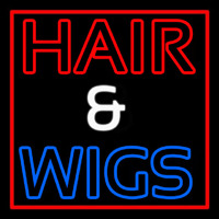 Hair And Wigs Neon Skilt