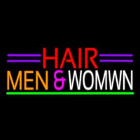 Hair Men And Women Neon Skilt