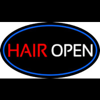 Hair Open Neon Skilt