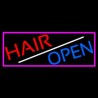Hair Open Neon Skilt