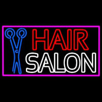 Hair Salon With Scissor Neon Skilt