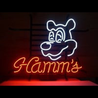 Hamms Dog Neon Skilt