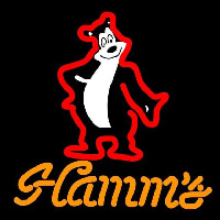 Hamms Red Beer Sign Neon Skilt