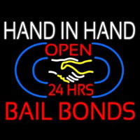 Hand In Hand Neon Skilt