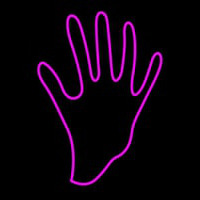 Hand Neon Skilt