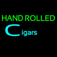 Hand Rolled Cigars Neon Skilt