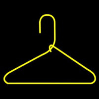 Hanger Yellow Neon Skilt