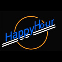 Happy Hour Neon Skilt
