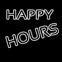 Happy Hours Neon Skilt