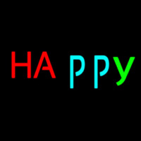 Happy Neon Skilt