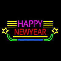 Happy New Year Logo 2 Neon Skilt