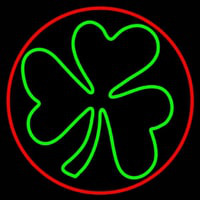 Happy St Patricks Day Shamrock Neon Skilt