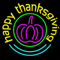 Happy Thanksgiving 2 Neon Skilt