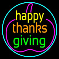 Happy Thanksgiving 2 Neon Skilt