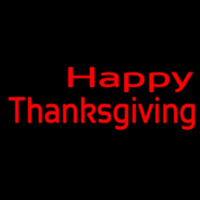 Happy Thanksgiving 2 Neon Skilt