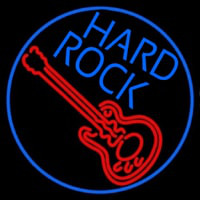 Hard Rock Guitar  Neon Skilt