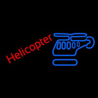 Helicopter Logo Neon Skilt