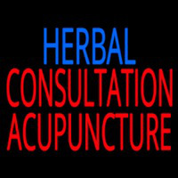 Herbal Consultation Acupuncture Neon Skilt