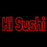 Hi Sushi Neon Skilt
