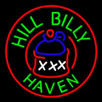 Hill Billy Haven Neon Skilt