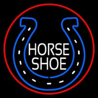 Horse Shoe Logo Neon Skilt