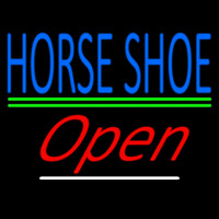 Horseshoe Open Neon Skilt