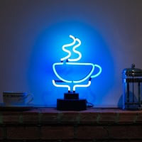 Hot Coffee Desktop Neon Skilt