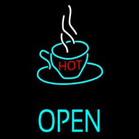Hot Cup Tea Neon Skilt