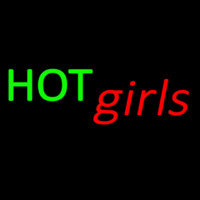 Hot Girls Neon Skilt