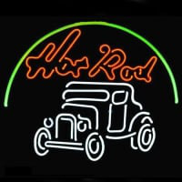Hot Rod Hotrods Logo Auto Car Dealer Øl Bar Neon Skilt Hurtig Fragt