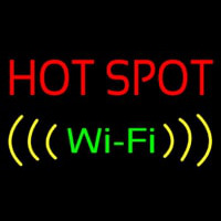 Hot Spot Wifi Neon Skilt