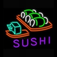 Hot Sushi Neon Skilt