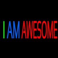 I Am Awesome Neon Skilt