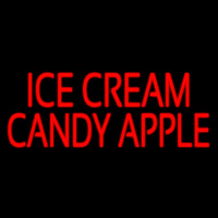 Ice Cream Candy Apple Neon Skilt