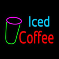 Iced Coffee Neon Skilt