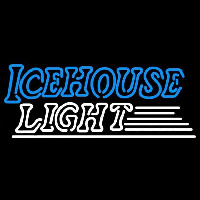 Icehouse Light Beer Sign Neon Skilt