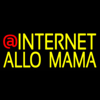 Internet Allo Mama Neon Skilt