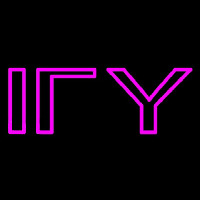 Iota Gamma Upsilon Neon Skilt