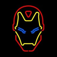 Iron Man Neon Skilt