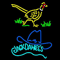 Jack Daniels and Pheasant Neon Skilt