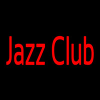 Jazz Club In Red Neon Skilt