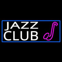 Jazz Club With Sa ophone Neon Skilt