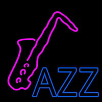Jazz With Logo Neon Skilt