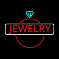 Jewelry Center Ring Logo Neon Skilt