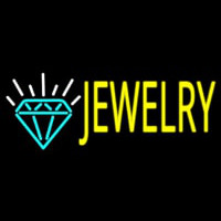 Jewelry Logo Block Neon Skilt