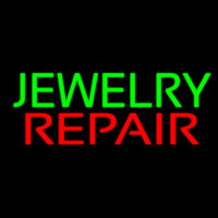 Jewelry Repair Block Neon Skilt