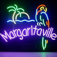 Jimmy Buffett Margaritaville Paradise Parrot Øl Bar Åben Neon Skilt