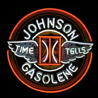 Johnson Gasoline Neon Skilt