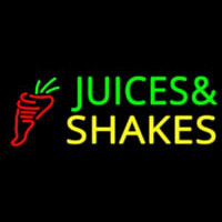 Juice Shake Neon Skilt