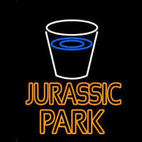 Jurassic Park Neon Skilt